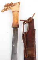 Late 19th Century Dyak Head Hunter’s Sword Mandau