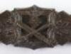 1st Pattern WW2 German Army / Waffen-SS Close Combat Clasp in Bronze by Josef Felix & Söhne (J.F.S) - 3