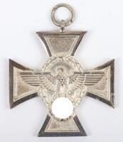 Third Reich Police 18 Year Long Service Cross