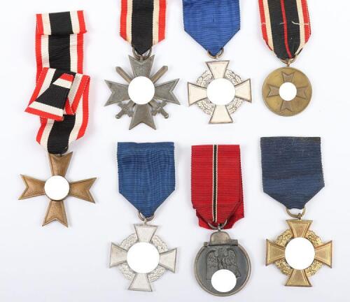 7x WW2 German Medals