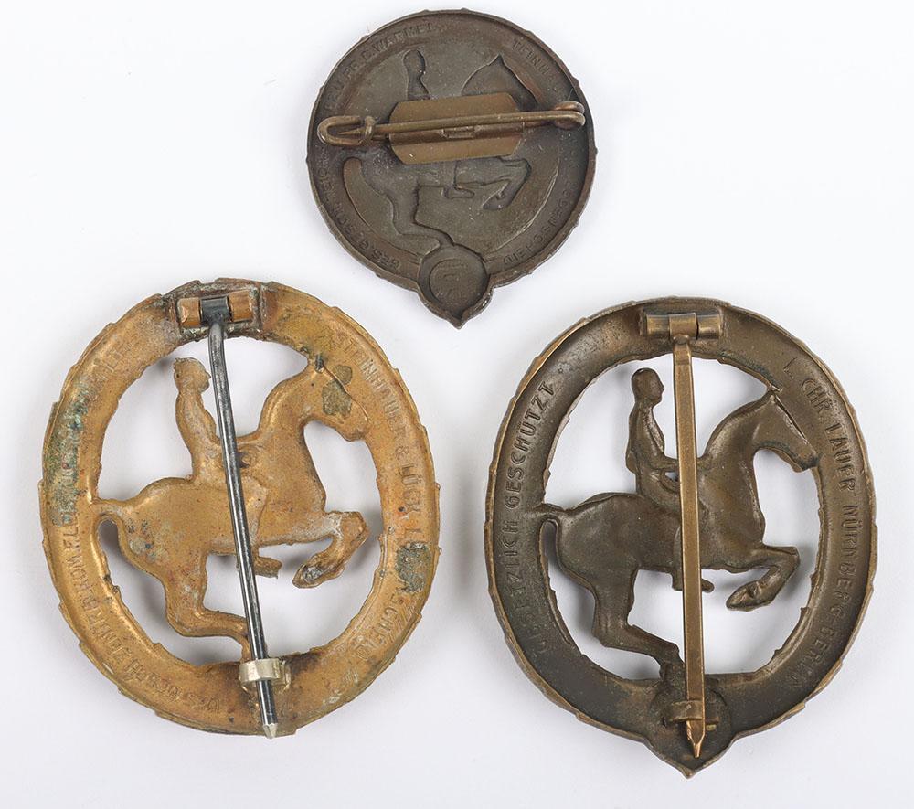 3 Types of German Horse Riders Badges