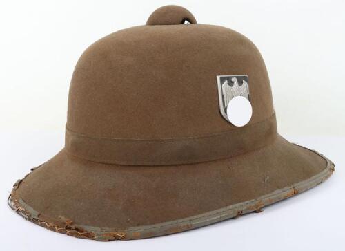 WW2 German Afrikakorps 2nd Pattern Sun Helmet