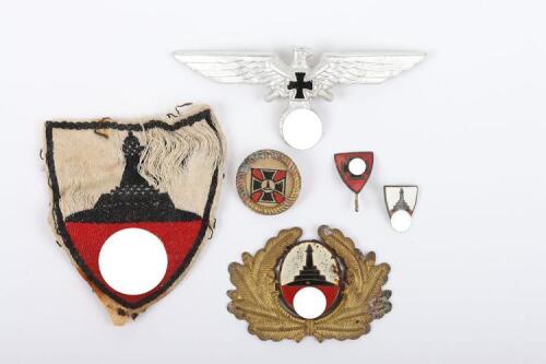 WW2 German Veterans Associations Insignia Grouping,