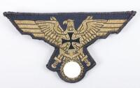 Rare Third Reich Naval War Veterans Breast Eagle