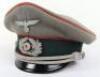 WW2 German Artillery Officers Peaked Cap - 6
