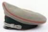 WW2 German Artillery Officers Peaked Cap - 7