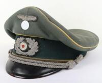 WW2 German Army Signals Officers Peaked Cap