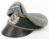 Scarce WW2 German Army Cavalry Officers Crusher Cap - 7