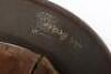 WW2 German Army M-35 Double Decal Battle Damaged Steel Combat Helmet Attributed to Leutnant Becker - 9