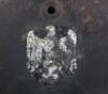 WW2 German Army M-35 Double Decal Battle Damaged Steel Combat Helmet Attributed to Leutnant Becker - 13