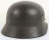 WW2 German Army M-40 Single Decal Steel Combat Helmet - 6