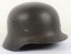 WW2 German Army M-40 Single Decal Steel Combat Helmet - 7