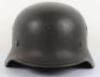 WW2 German Army M-40 Single Decal Steel Combat Helmet - 8