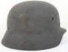 WW2 German Luftwaffe M-40 Single Decal Steel Combat Helmet - 7