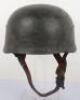 WW2 German Luftwaffe Paratroopers (Fallschirmj&auml;ger) M-38 Steel Combat Helmet - 4