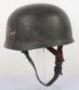 WW2 German Luftwaffe Paratroopers (Fallschirmj&auml;ger) M-38 Steel Combat Helmet - 5