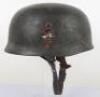 WW2 German Luftwaffe Paratroopers (Fallschirmj&auml;ger) M-38 Steel Combat Helmet - 6