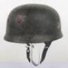 WW2 German Luftwaffe Paratroopers (Fallschirmj&auml;ger) M-38 Steel Combat Helmet - 9