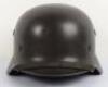 WW2 German Waffen-SS Single Decal Steel Combat Helmet - 3