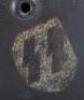 WW2 German Waffen-SS Single Decal Steel Combat Helmet - 11