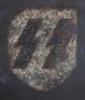 WW2 German Waffen-SS Single Decal Steel Combat Helmet - 12