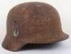 WW2 German Waffen-SS Single Decal Combat Helmet