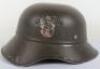 WW2 Bulgarian Luftschutz Steel Helmet - 2