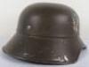 WW2 Bulgarian Luftschutz Steel Helmet - 4