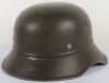 WW2 Bulgarian Luftschutz Steel Helmet - 6