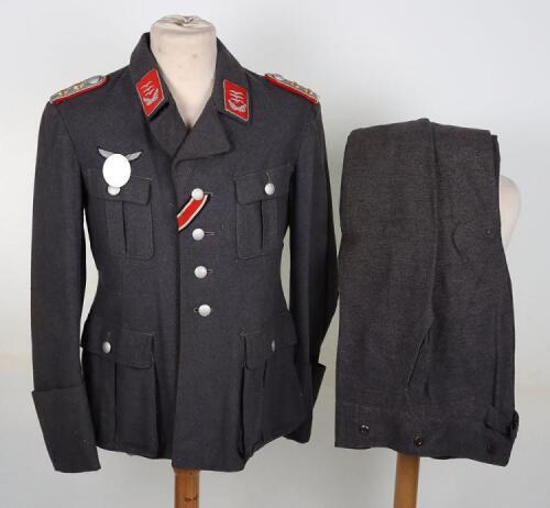 WW2 German Luftwaffe Flak Section Officers Uniform