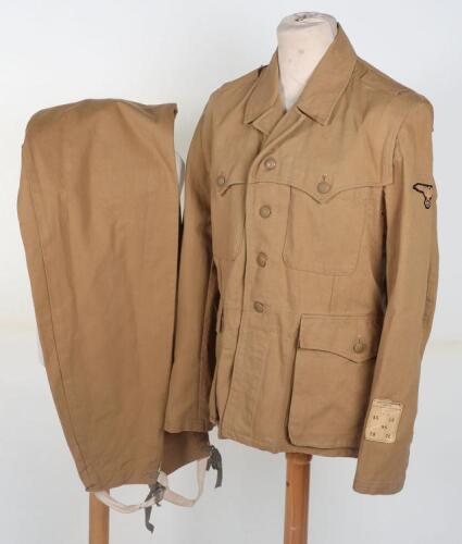 WW2 German Waffen-SS Tropical Sahariana Uniform