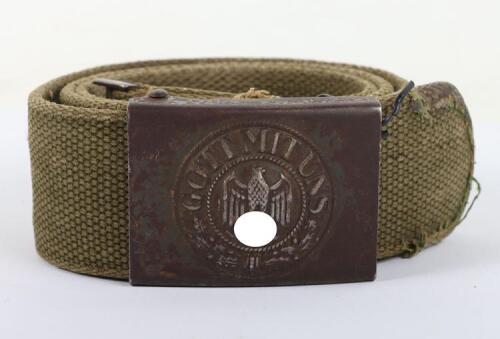 WW2 German Afrikakorps Other Ranks Belt and Buckle