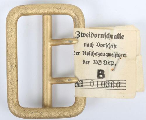Mint Un-Issued NSDAP Political Belt Buckle