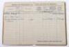 WW2 German Army Soldbuch 1,/Bau-Ersatz Battalion Nr12 (Construction Replacement Battalion) - 12
