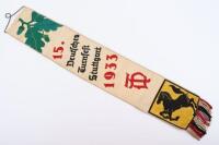 Third Reich Deutsches Turnfest Stuttgart (Gymnastics Festival) Table Pennant