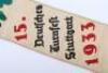 Third Reich Deutsches Turnfest Stuttgart (Gymnastics Festival) Table Pennant - 3