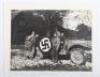 WW2 German NSDAP Flag Taken by US GI from the Town Hall in Spa, Belgium in 1944 - 3