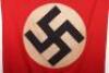 WW2 German NSDAP Flag Taken by US GI from the Town Hall in Spa, Belgium in 1944 - 5