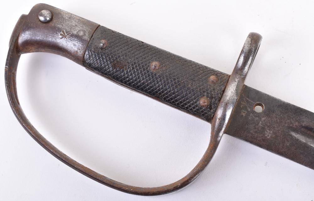 British 1879 Pattern Martini Henry Artillery Sword Bayonet