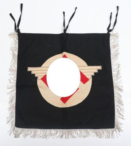 Rare Third Reich Deutsche Reichsbahn (Railways) Trumpet Banner