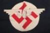 Rare Third Reich Deutsche Reichsbahn (Railways) Trumpet Banner - 3