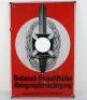 Third Reich NSKOV (Nationalsozialistische Kriegsopferversorgung) Enamel Building Sign