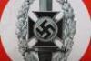 Third Reich NSKOV (Nationalsozialistische Kriegsopferversorgung) Enamel Building Sign - 3