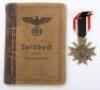 WW2 German Army Mountain Trooper (Gebirgsj&auml;ger) Soldbuch and War Service Cross 2nd Class with Swords - 2