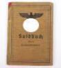 WW2 German Army Pioneers Soldbuch
