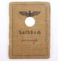 WW2 German Army Standortbattalion Nr3 Soldbuch