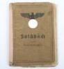 WW2 German Army Kuban Shield Holder&rsquo;s Soldbuch, Pioneer Ersatz Kompanie 69 and Later Served with Medical Company