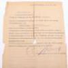 WW2 German Army Supply Unit Soldbuch and Award Citation Set - 5