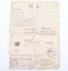 WW2 German Army Supply Unit Soldbuch and Award Citation Set - 9