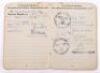 WW2 German Army Supply Unit Soldbuch and Award Citation Set - 22